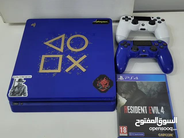 بلي 4 سلم 1 تيرا ps4 slim 1tb