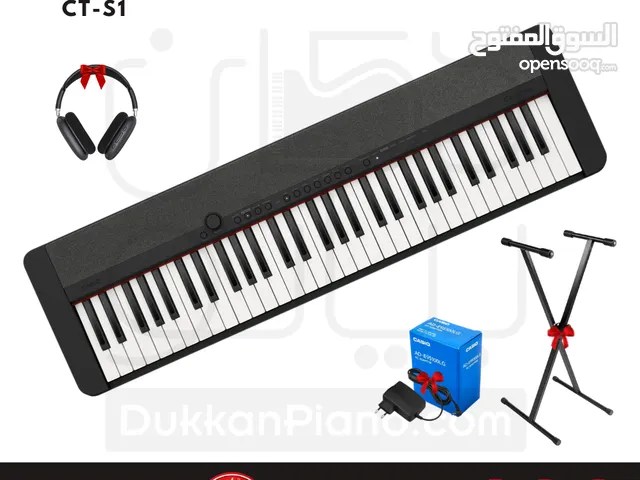 اورغ كاسيو Casio CTS1 مع المحول الاصلي وهيدفون وستاند X هدية وتوصيل مجاني