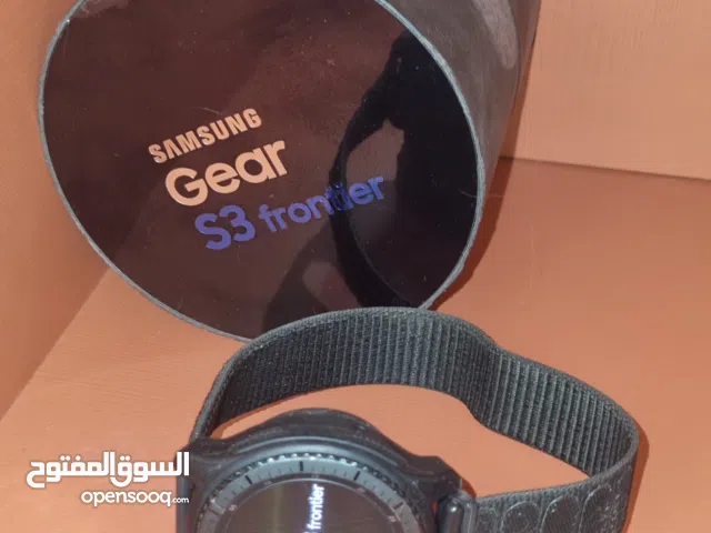 للبيع ساعة Samsung Gear S3 Frontier شغالة تمام ومع أغراضها سعر مناسب – للجادين فقط