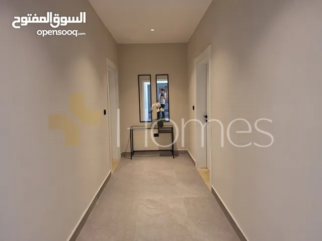 شقة طابق اول مفروشة للايجار في جبل عمان بمساحة بناء 130م