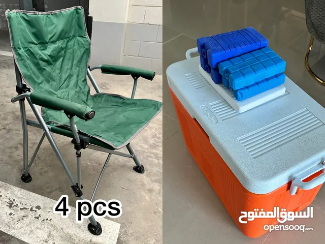 Camping chair 4pcs + cooler box