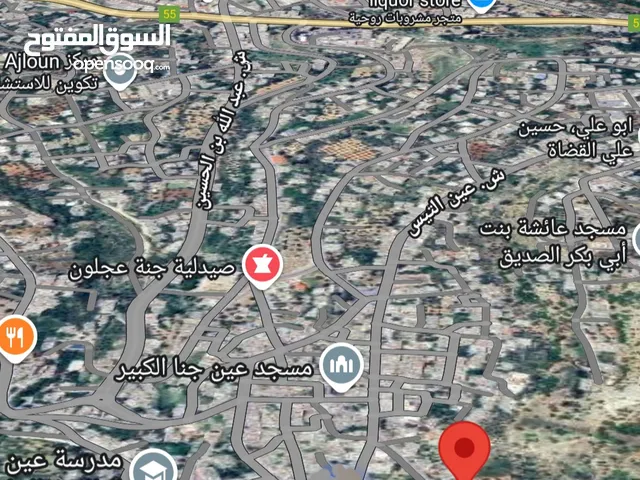 Residential Land for Sale in Ajloun E'in Jana