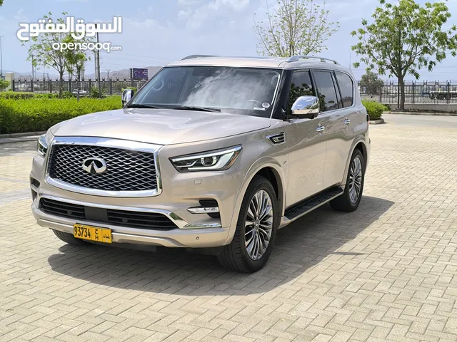 إنفينيتي QX80 موديل 2019 رقم 1 قطعت قليل جدا 28 الف