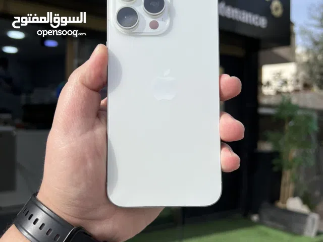 iPhone 15 pro max 256 GB مستبدلة شاشة اصلية apple