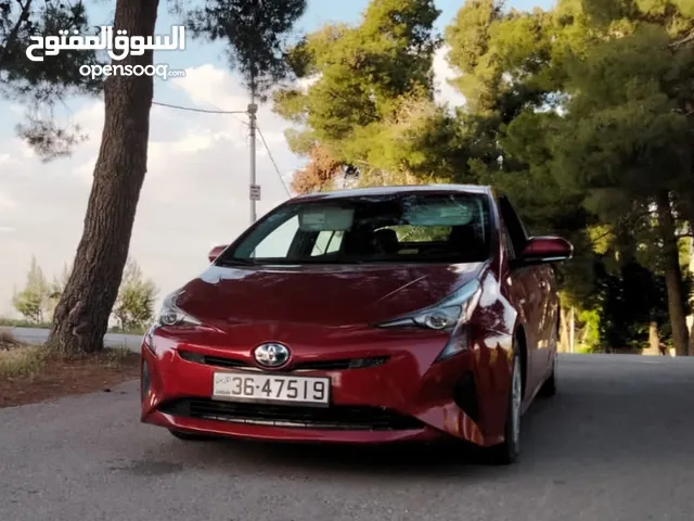 تويوتا بريوس هايبرد موديل 2018 فحص كامل جمرك جديد لون خمري