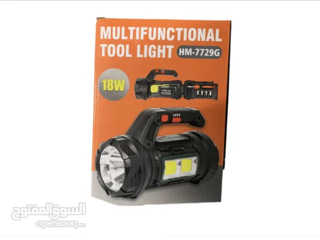 مصباح طوارئ ثلاثي ( امامي وجانبيات ) شحن بالاضافة الى عدة داخلية