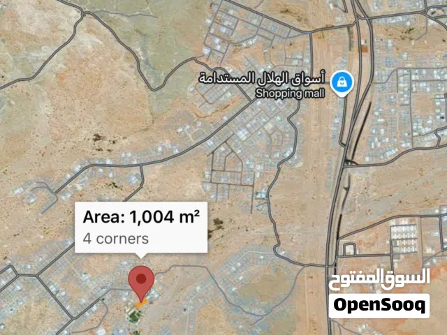 أرض سكنية للبيع في مسفاة بوشر مطله على الوادي