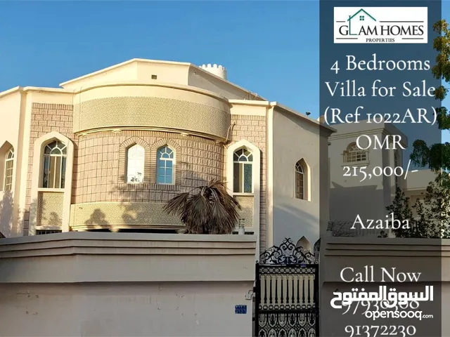 4 Bedrooms Villa for Sale in Azaiba REF:1022AR