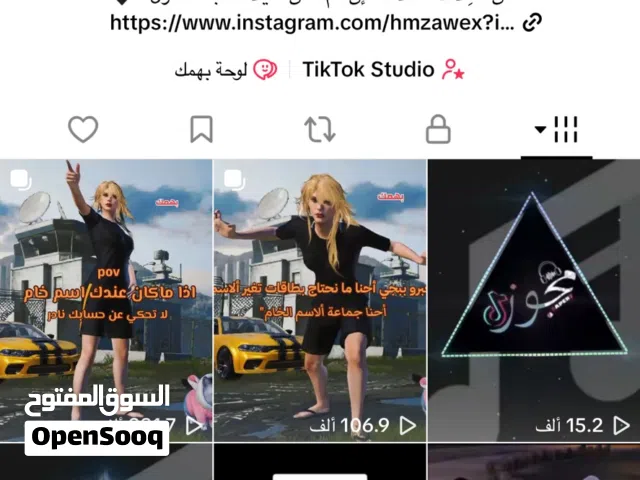 Social Media Accounts and Characters for Sale in Irbid