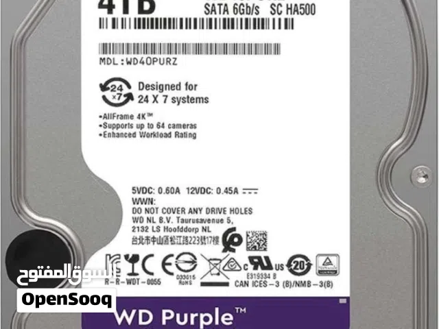 Wd 4 terabytes هارد ديسك