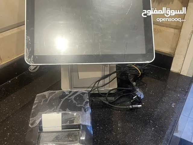 منضومة مبيعات مع طابعة وقارئ باركود جديدة خادمة اقل من اسبوعين