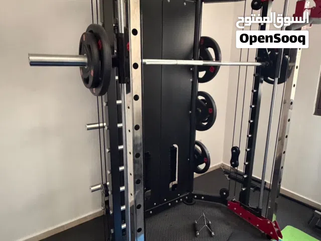 Home gym and treadmill