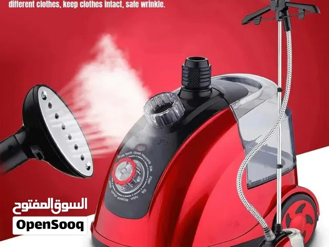 مكوى بخار عامودي متحرك مع ستاند تعليق