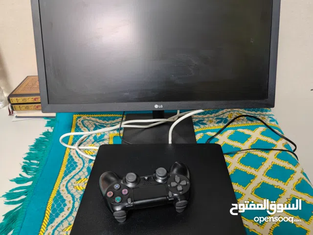 PLAYSTATION 4 SLIM WITH MONITOR AND GTA V CD