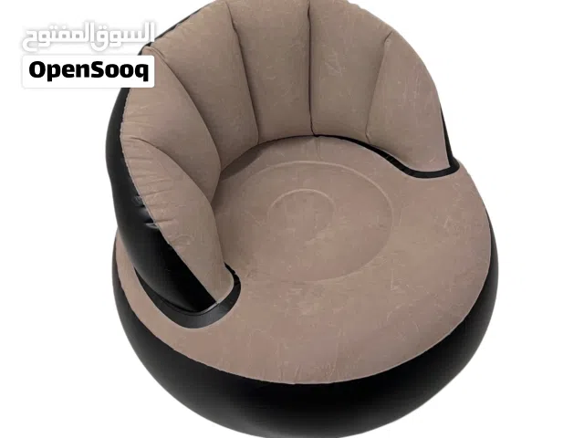 كرسي هوائي للاسترخاء شكلٍ دائري بظهر مرتفع