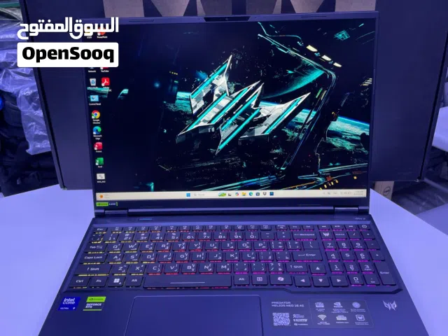 Predator Helios Neo 16 موديل PHN16-73-92R6 Intel Core Ultra 9 275H RTX 5070