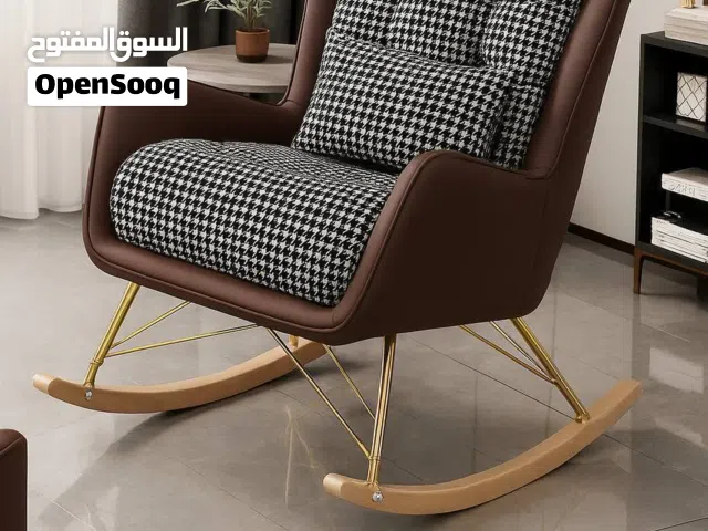 كرسي هزاز ، تصميمه كلش مريح، وبي دعم طبي للظهر  الحشوة ناعمة والقماش فخم،  العمق 80 سم * العرض 80 سم