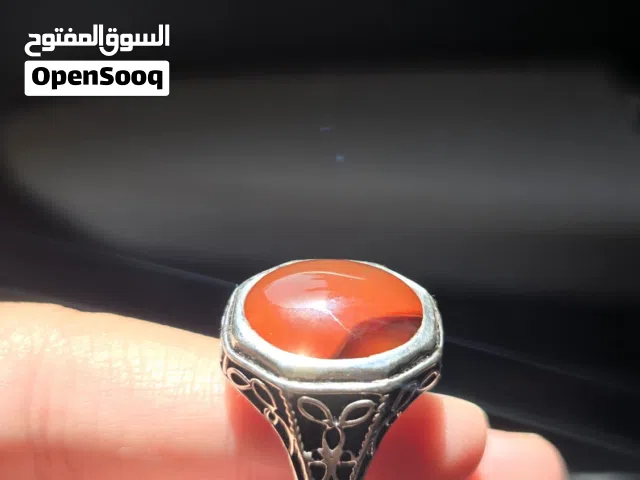 للبيع خواتم فضة صياغات يدوية احجار اصلية