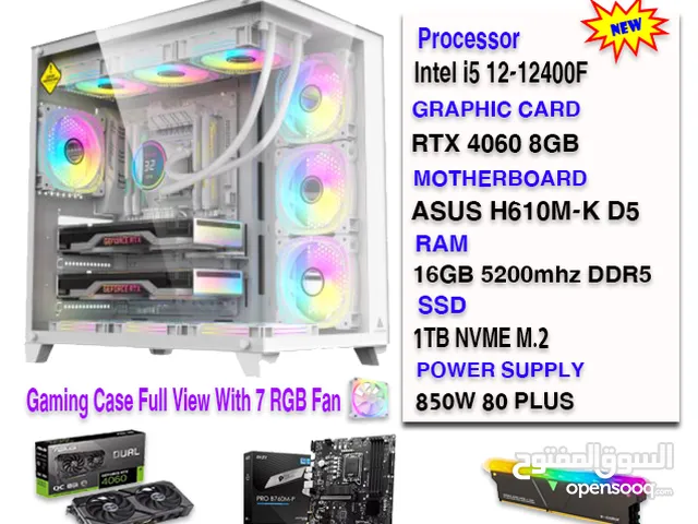 تجميعات Gaming PC حسب الطلب / جديد وبمواصفات عالية