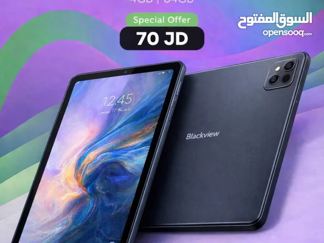 Blackview Tab 20 WiFi 4GB 64GB بسعر 70 دينار – عرض اقتصادي