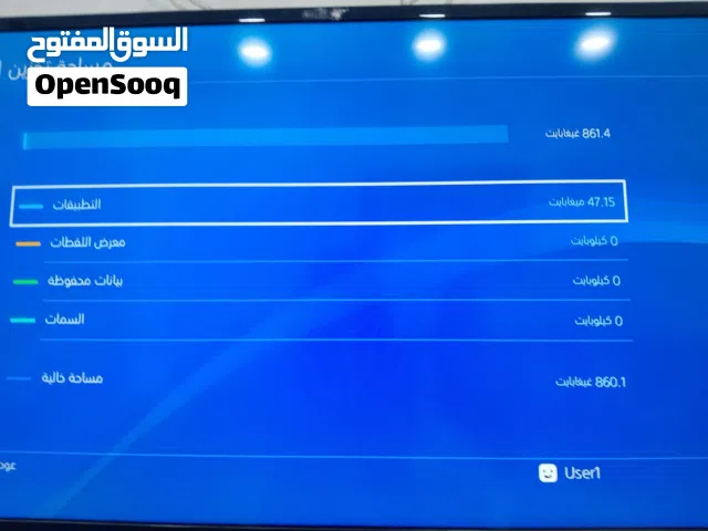 ابلايستيشن 4 برو مستعمله استعمال خفيف جدا .