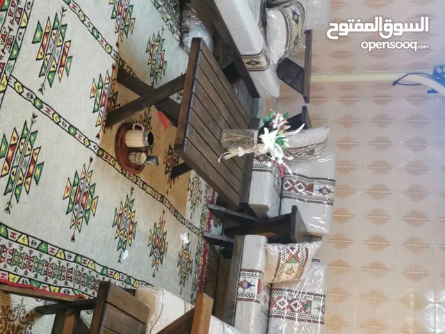 طقم جلسة خشبية راقية