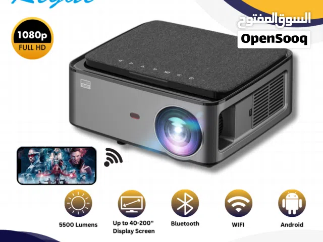 بروجيكتر اندرويد Smart Projector Rigal RD-828 P1 5500 Lumens