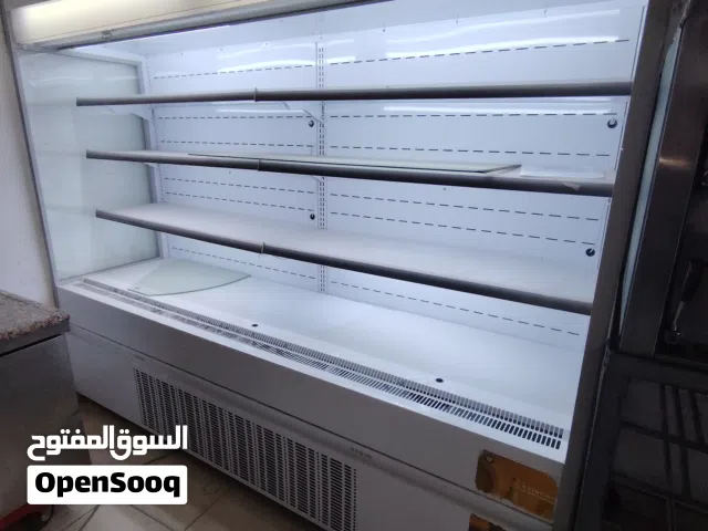 ثلاجات عرض مكشوف حجم 3.20 وحجم 2.5 وفريز عرض مزدوج فوق تبريد اسفل تجميد
