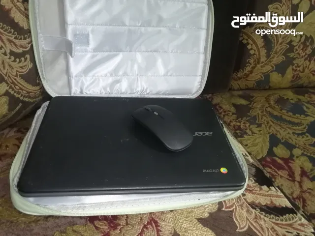لابتوب acer chromee جيد جداً الحجم وصط