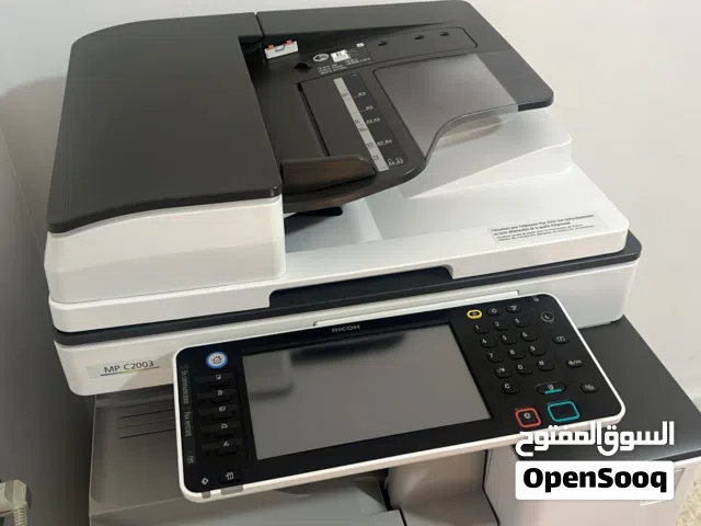 طابعة Ricoh MP C2003 ملونة – بحالة ممتازة   طابعة متعددة الوظائف (طباعة – تصوير – سكانر)