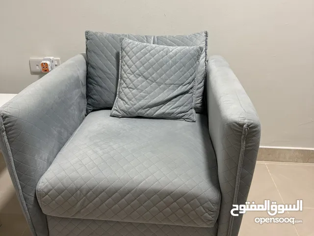 Three-Seater Sofa for Sale – Like New + 5 Cushions (Ghubrah-Muscat)