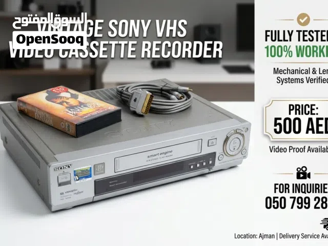 Title:  Sony VHS Video Cassette Recorder (SLV-SF90UX) – 100% Working Condition!