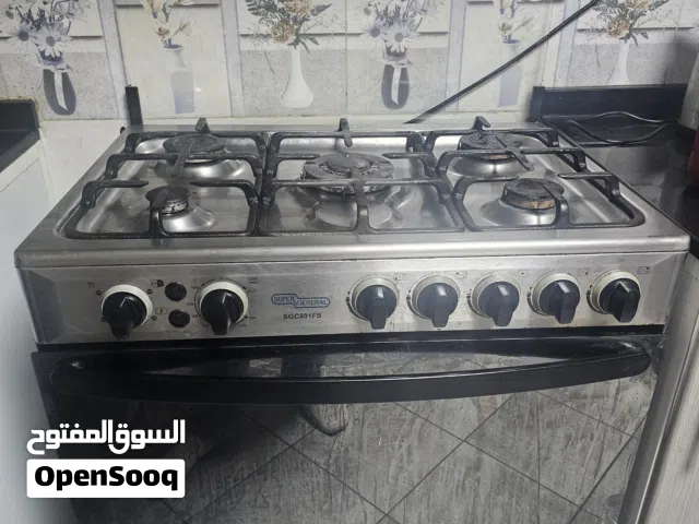 cooker 5 burner general electric  with oven  طباخ طعام 5 عيون جينيرل الكتريك مع فرن