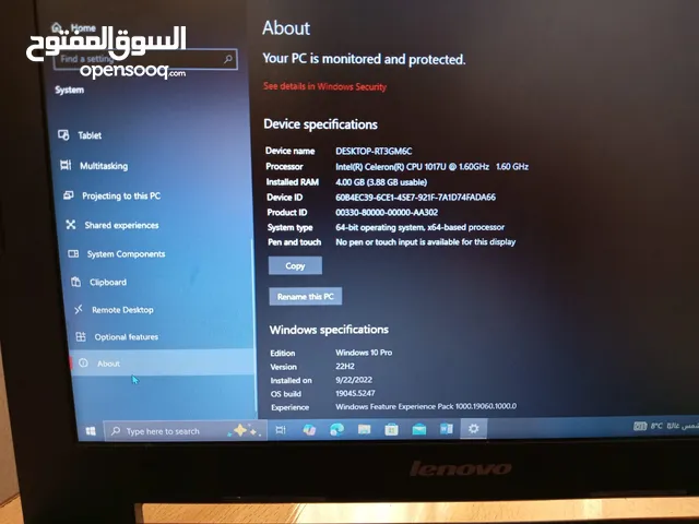 Windows Lenovo for sale in Zarqa
