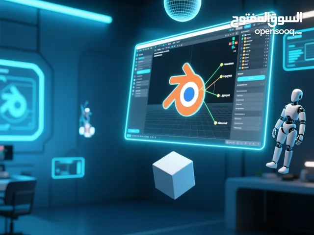 مدرس موديللنج (نمذجة) باستخدام بلندرBlender .