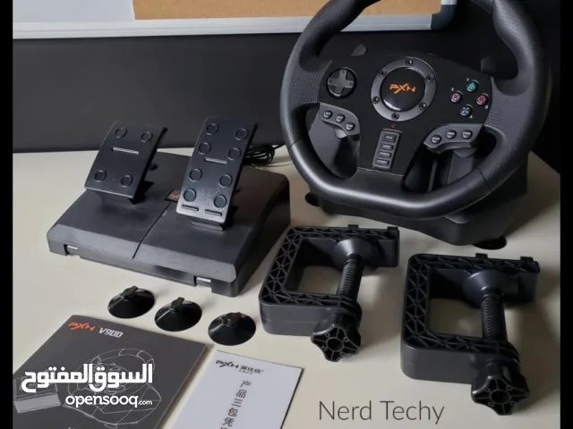عجلة قيادة للألعاب طراز PXN V900.  متوافقة مع منصات متعددة PS4 و PS3 و Xbox One و Xbox Series X/S و