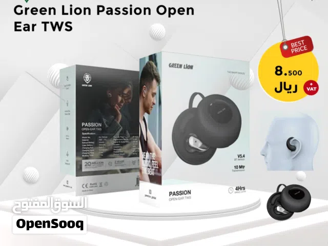 Green Lion Passion Open - Ear TWS - Black