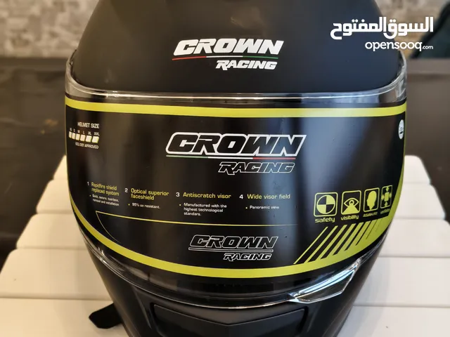 خوذة جديدة من ماركة كراون قياس m