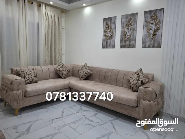 طقم كورنر خشب فرفيس 18م اسفنج ظغط سكني بسعر 170دينار فقط