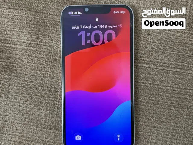13 برو لون ابيض ذاكره 128 نموذج جهاز ولا عيب