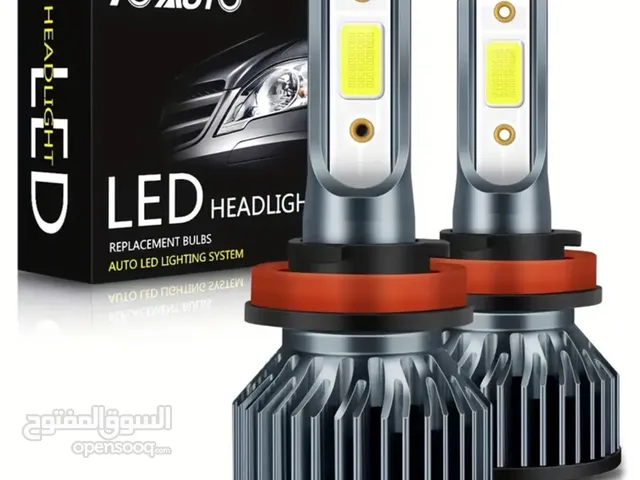 كشافات led h11 جدد بالكرتون