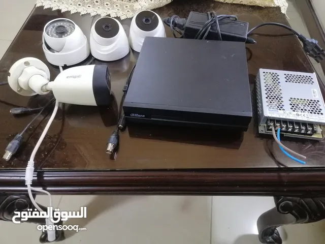 نظام كاميرات مراقبه نوع دهوا عدد اربع كاميرات للبيع