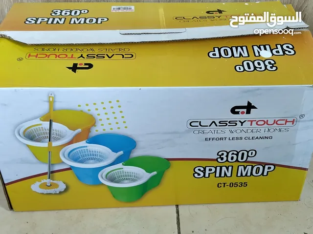 Effortless cleaning with the classy touch 360 spin mop!