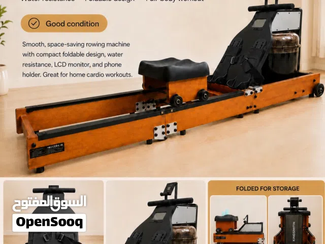 Kingsmith Foldable Water Rowing Machine – Good Condition