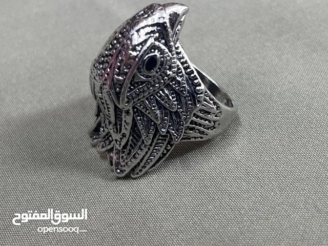 Punk eagle head Alloy rings