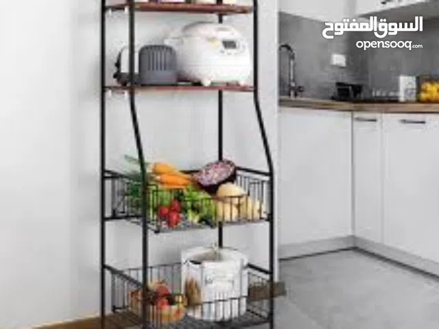 Kitchen bucket storage rack
