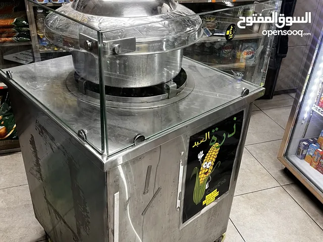 عرباية ذرة ستانلس جوانب زجاج