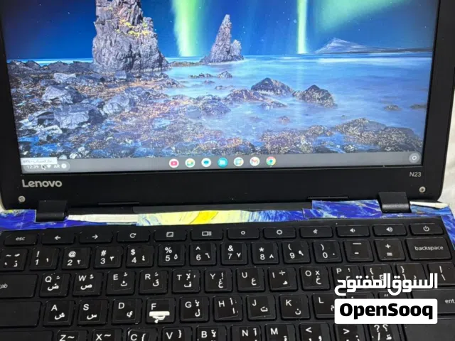 لابتوب Lenovo Chromebook نظيف جدا استعمال مرتين فقط