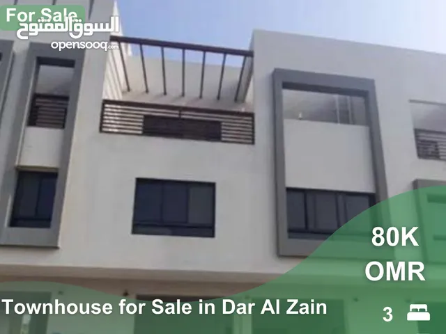 Townhouse for Sale in Al Seeb  Dar Al Zain  REF 277MB
