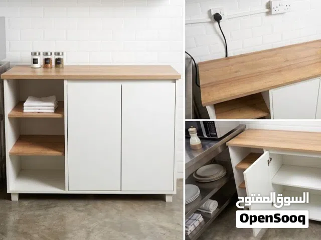 Modern Kitchen Island / Sideboard Buffet Cabinet – Excellent Condition!